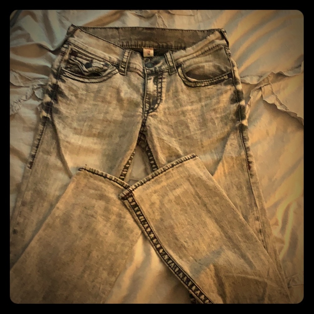 True religion black size 30 jeans